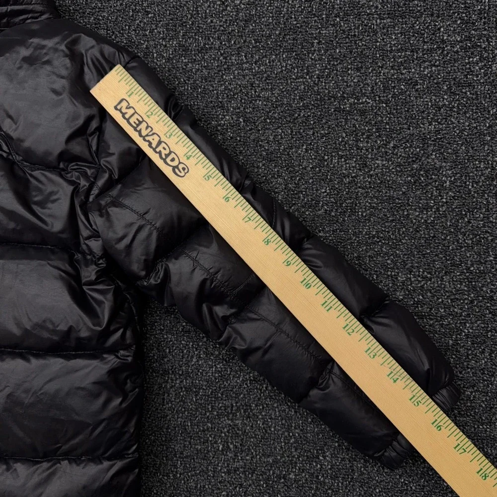 Polo Ralph Lauren Kids Black Puffer Jacket Size S 8‎ Red Pony Quilted No Hood